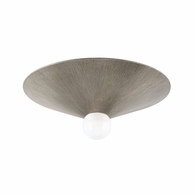 C7841-SSL Troy Lighting Summit 1Lt Flush Mount with Graphite Grey Finish