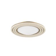 C8910-PBR Troy Lighting Zion 1Lt Flush Mount with Patina Brass Finish