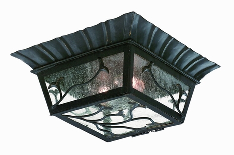 C9480 Troy Lighting Pagoda Two-Light Flush Mount