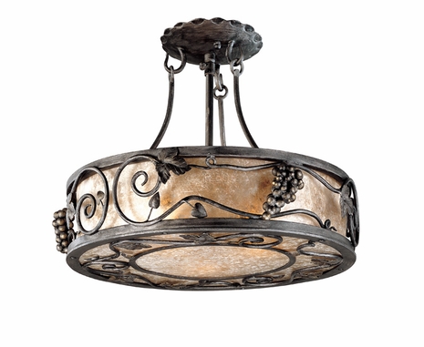 C9673 Troy Lighting Montrachet Flush Mount
