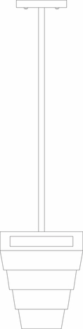 CASH-7 Arroyo Craftsman Cascade 1 Light Pendant