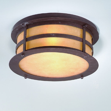 CF9251 Troy Lighting Aspen Fluorescent Outdoor Flush Mount