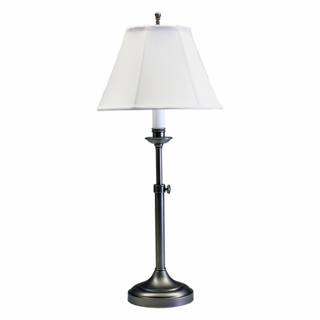 CL250-AS House of Troy Club Adjustable Antique Silver Table Lamp