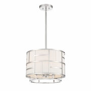 DAN-404-PN Crystorama Libby Langdon For Crystorama Danielson 4 Light Polished Nickel Chandelier
