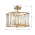 DAR-1010-DT Crystorama Darcy 4 Light Distressed Twilight Ceiling Mount