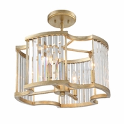 DAR-1010-DT Crystorama Darcy 4 Light Distressed Twilight Ceiling Mount