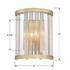 DAR-1012-DT Crystorama Darcy 2 Light Distressed Twilight Sconce