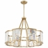 DAR-1018-DT Crystorama Darcy 8 Light Distressed Twilight Chandelier