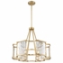 DAR-1018-DT Crystorama Darcy 8 Light Distressed Twilight Chandelier