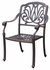 Darlee Elisabeth (6) Seat Patio Set with 42 x 72 inch Dining Table