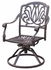 Darlee Elisabeth (6) Seat Patio Set with 42 x 72 inch Dining Table