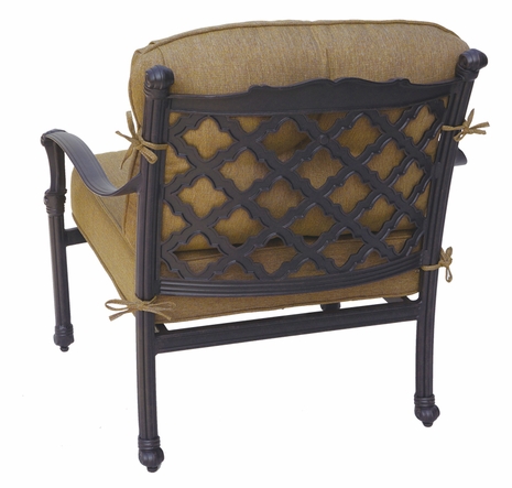 DL1018-1 Darlee Classic Camino Real Club Chair in Antique Bronze