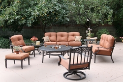 DL1098 Darlee Charleston Deep Seating Group 4 PC Set