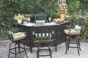 DL2013-7 Darlee Classic San Marcos Swivel Bar Stool in Antique Bronze