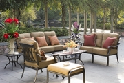 DL2018 Darlee Classic San Marcos Deep Seating Group 4 PC Set in Antique Bronze