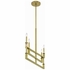 DNT-6036-AG Crystorama Dante 6 Light Aged Brass Chandelier