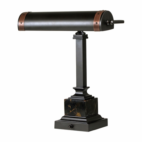 DSK440-MBAC House of Troy Steamer 12" Desk Lamp