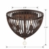 DUV-620-FB Crystorama Duval 3 Light Forged Bronze Flush Mount