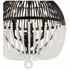 DUV-623-MK Crystorama Duval 3 Light Matte Black Pendant