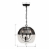 DUV-623-MK Crystorama Duval 3 Light Matte Black Pendant