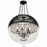 DUV-626-MK Crystorama Duval 6 Light Matte Black Pendant