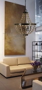F-4485 Framburg 5-Light Antique Brass Naomi Chandelier