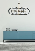 F-5105 Framburg 5-Light Pulsar Dining Chandelier