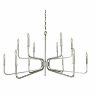 F-5484 Framburg 12-Light Iron Heidelberg Dining Chandelier