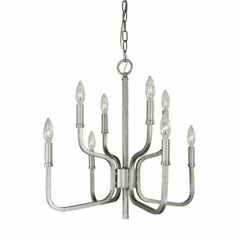 F-5488 Framburg 8-Light Iron Heidelberg Dining Chandelier