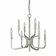 F-5488 Framburg 8-Light Iron Heidelberg Dining Chandelier