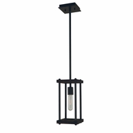 F-5531 Framburg 1-Light Matte Black Industria Pendant