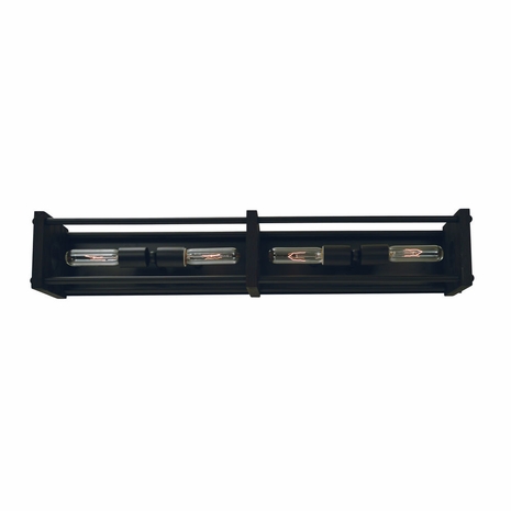 F-5534 Framburg 4-Light Matte Black Industria Sconce
