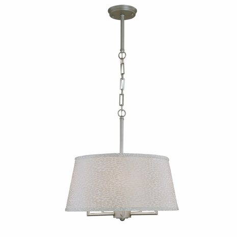 F-5545 Framburg 5-Light Satin Pewter Cosmopolitan Dining Chandelier