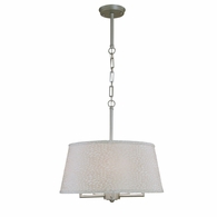 F-5545 Framburg 5-Light Satin Pewter Cosmopolitan Dining Chandelier