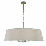 F-5548 Framburg 8-Light Satin Pewter Cosmopolitan Dining Chandelier