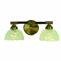 F-5662 Framburg 2-Light Antique Brass/Matte Black Stonebridge Sconce