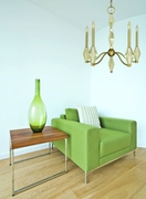 F-5665 Framburg 5-Light Brushed Brass Vivan Dining Chandelier