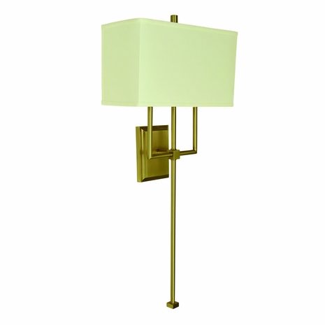 F-5674 Framburg 2-Light Brushed Brass Sconce
