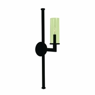 F-5675 Framburg 1-Light Matte Black Sconce