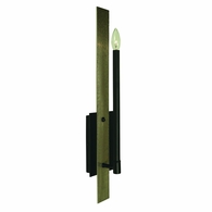 F-5678 Framburg 1-Light Matte Black/Brushed Nickel Accent Sconce