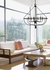 F-5686 Framburg 6-Light Brushed Brass West Town Dining Chandelier