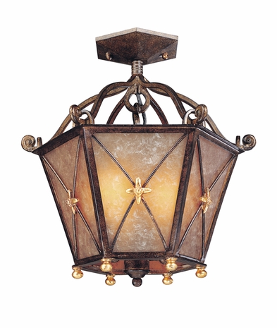 F1003 Troy Lighting Chersire Three-Light Convertible Pendant