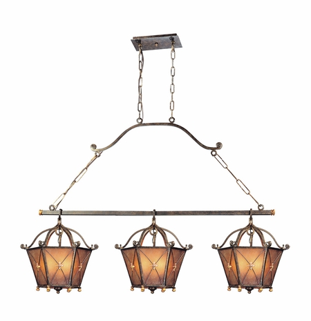 F1009BLF Troy Lighting Cheshire Interior 9light Island