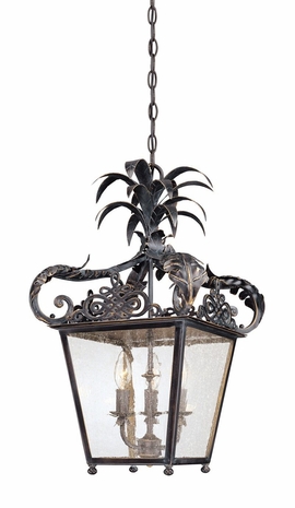F1059VBZ Troy Lighting Portola 3 Light Hanging Lantern in Verona Bronze Finish