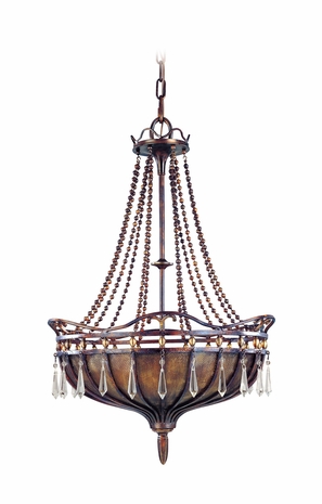 F1092 Troy Lighting Casbah Five Light Pendant