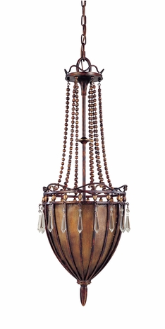 F1096 Troy Lighting Casbah Three Light Chandelier