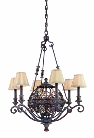 F1106VB Troy Lighting La Paloma Interior 3+6light Chandelier