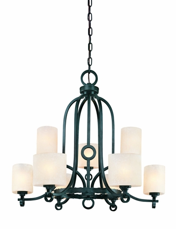 F1129IR Troy Lighting Telluride Interior 3+6light Chandelier