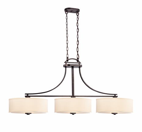 F1204 Troy Lighting Loft Three Light Island