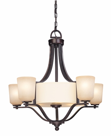 F1205 Troy Lighting Loft Five Light Chandelier
